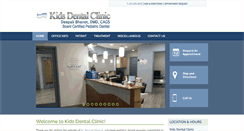 Desktop Screenshot of kidsdentalclinic.com